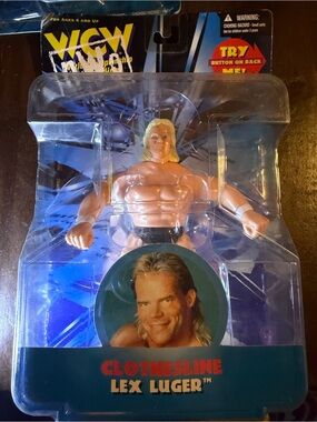 WCW Clothesline Lex Luger Action Figure
